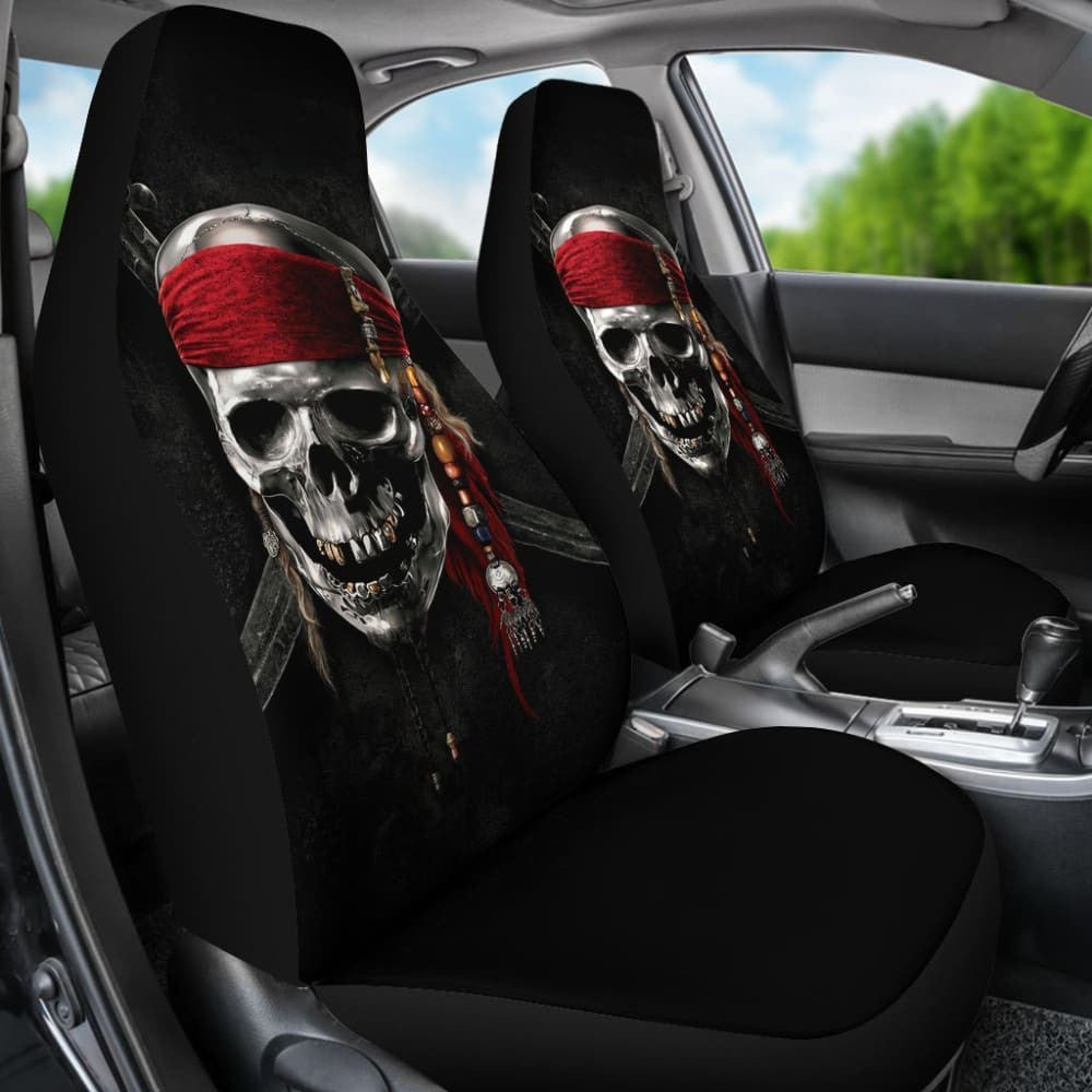 Pirates Of The Caribbean Skull Car Seat Covers