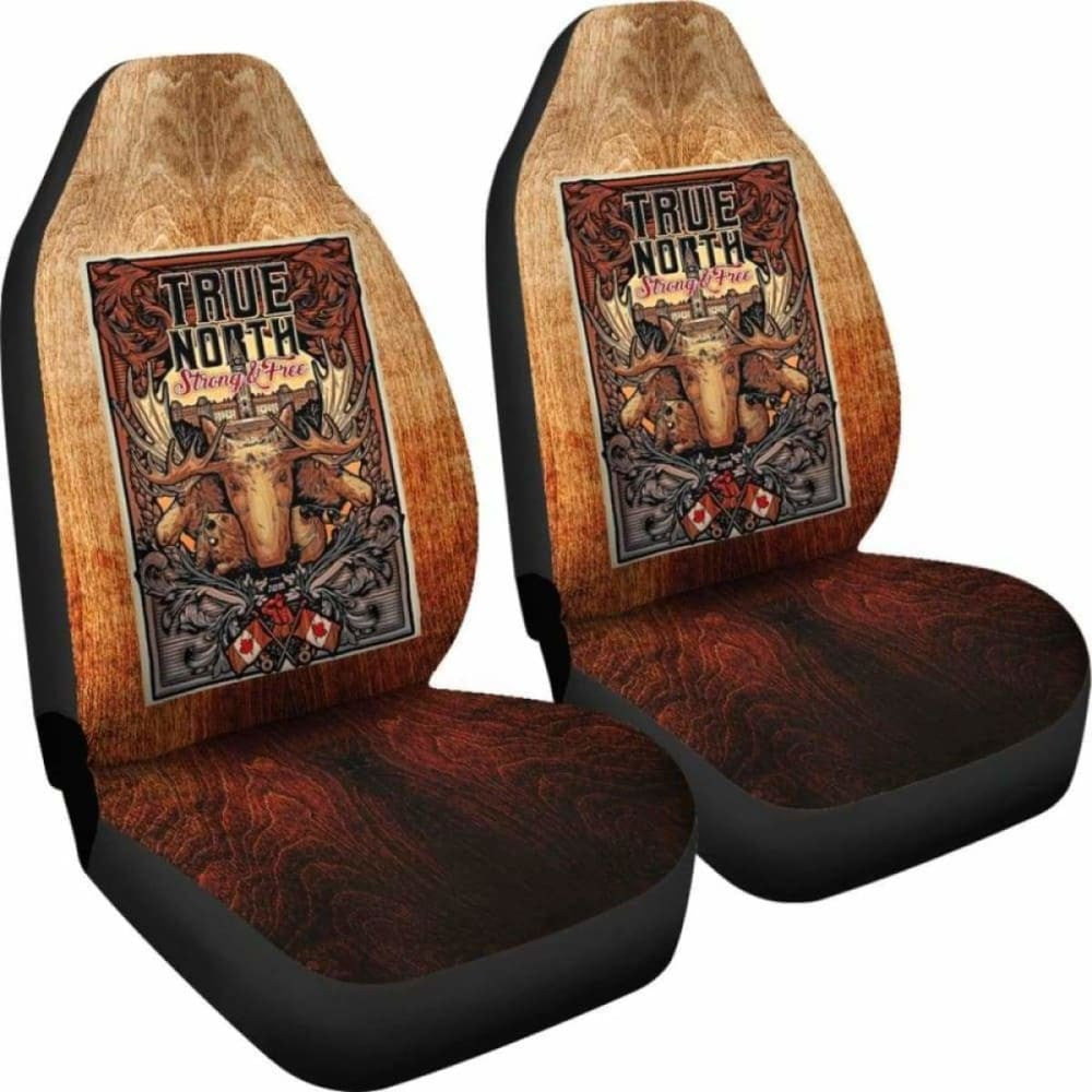 Canada Car Seat Covers True North Strong And Free Poster