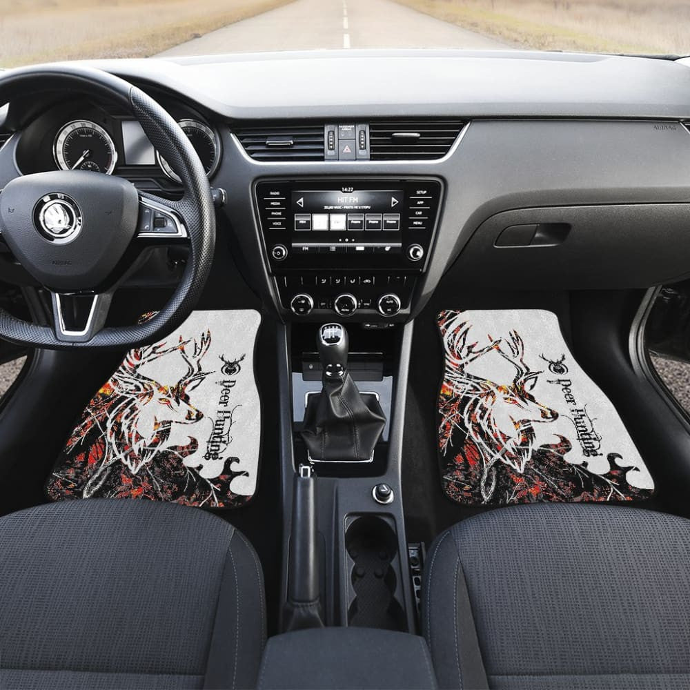 Wildfire Camouflage Deer Hunting Car Floor Mats