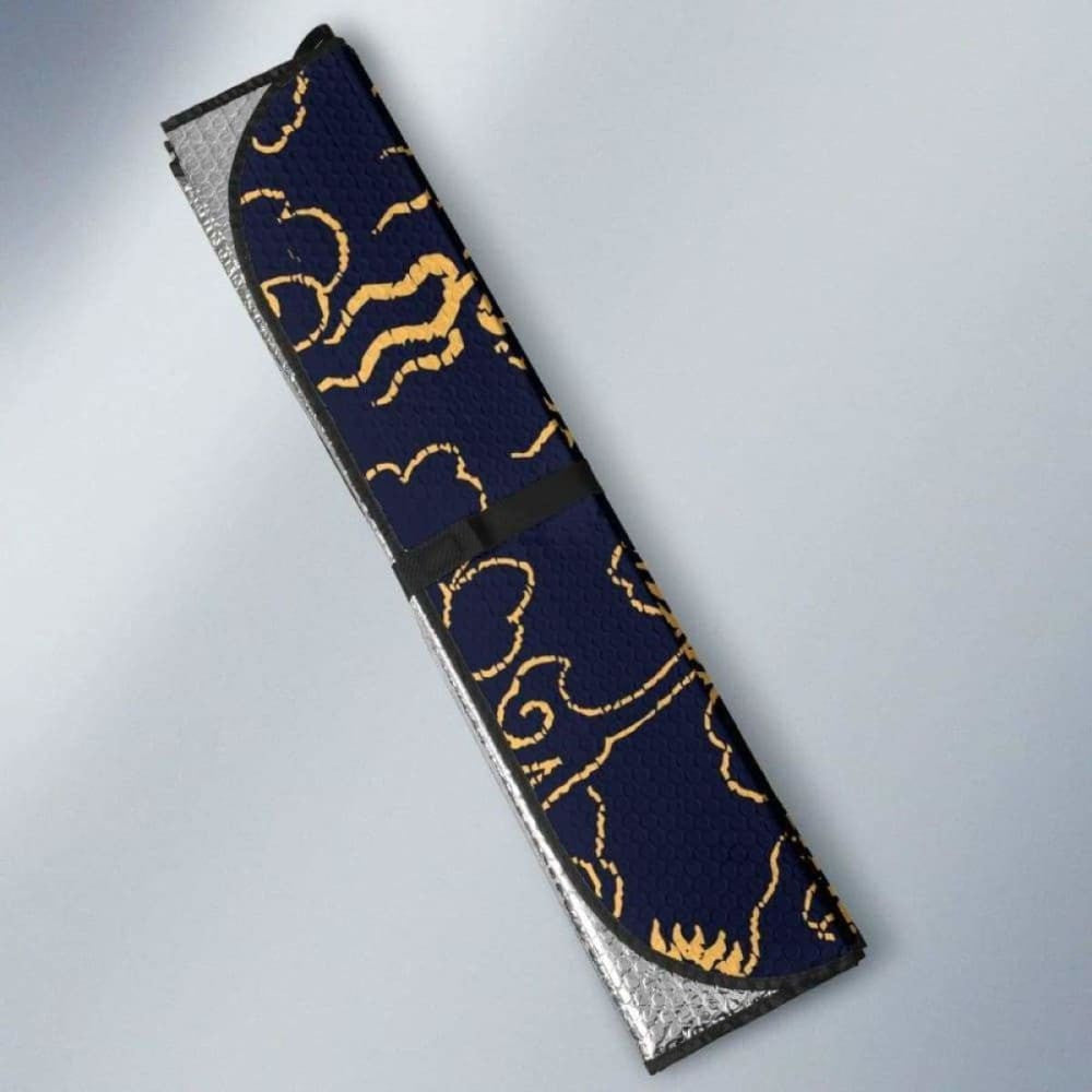 Gold Dragon Pattern Car Auto Sun Shades