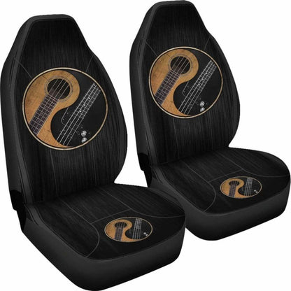 Yin Yang Bass Guitar - Car Seat Cover
