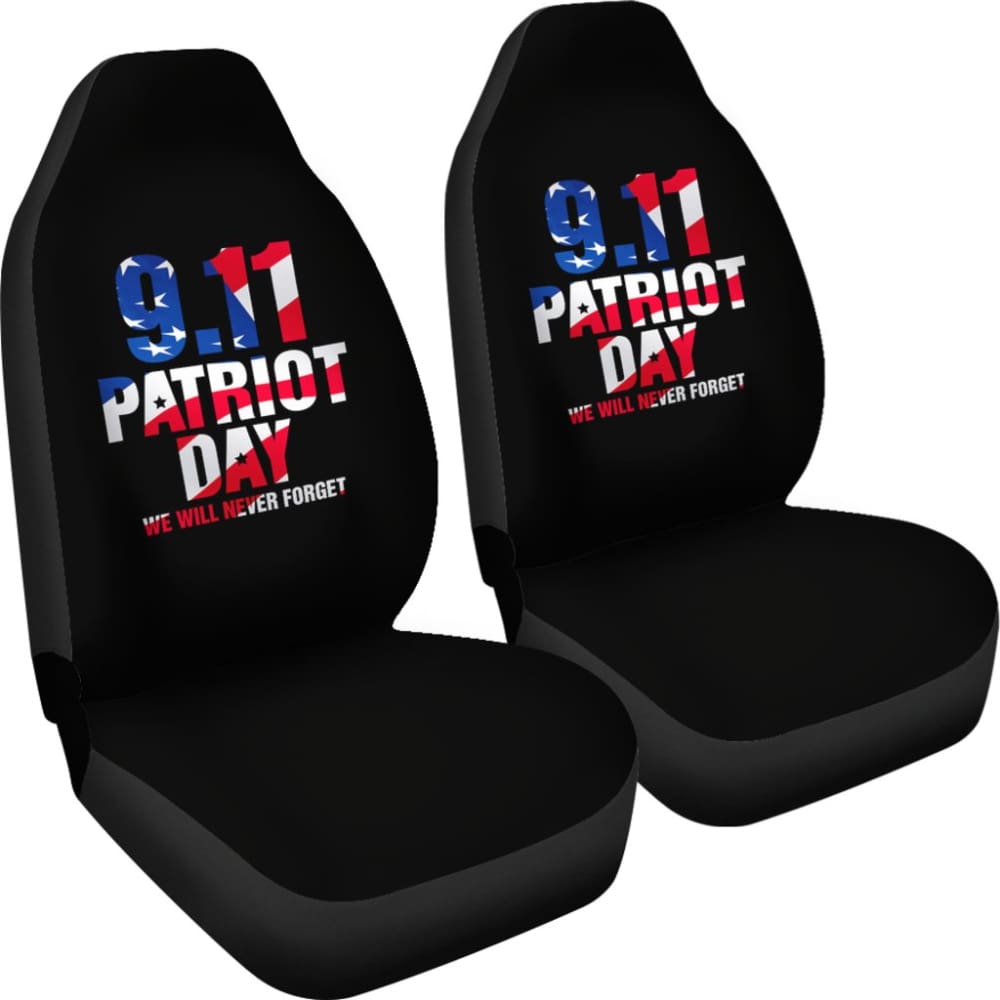 . Never Forget We Will Never Forget Car Seat Covers