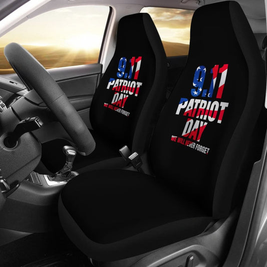. Never Forget We Will Never Forget Car Seat Covers