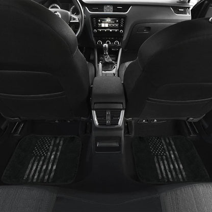American Flag Black Car Floor Mats