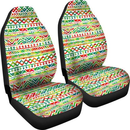 Watercolor Red Colorful Car Seat Cover
