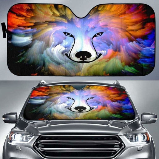 Abstract Dog Sun Shade