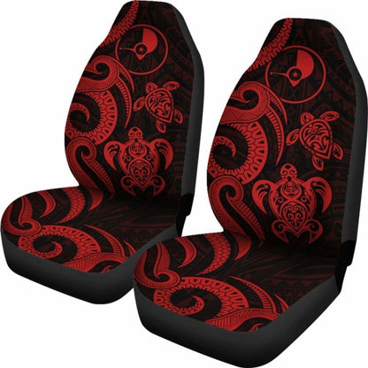 Yap Micronesian Car Seat Covers - Red Tentacle Turtle -