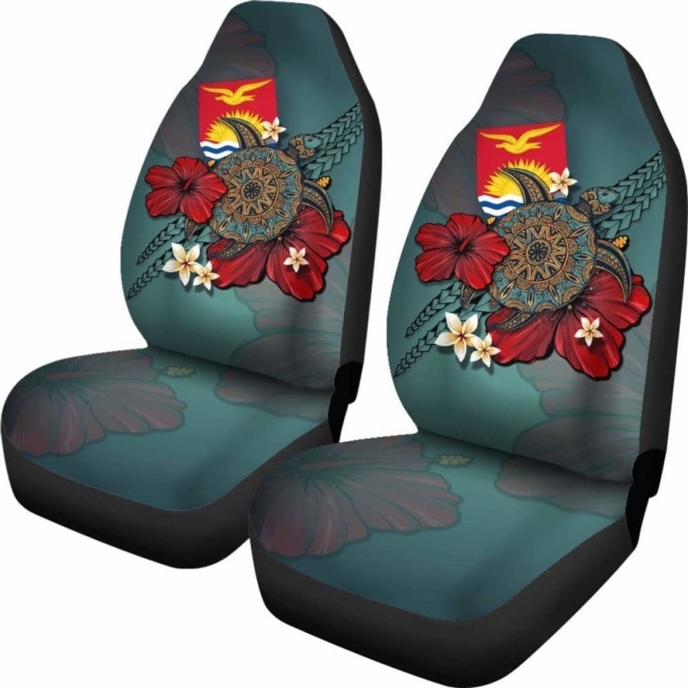 Kiribati Car Seat Covers Blue Turtle Tribal Amazing