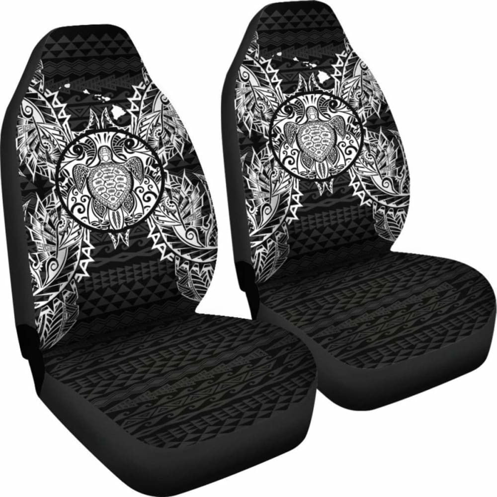 Turtle Polynesia Car Seat Cover Map Black New