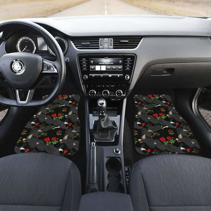 Eagle Pattern Print Design  Front And Back Car Mats