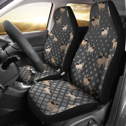 Pug Car Seat Cover