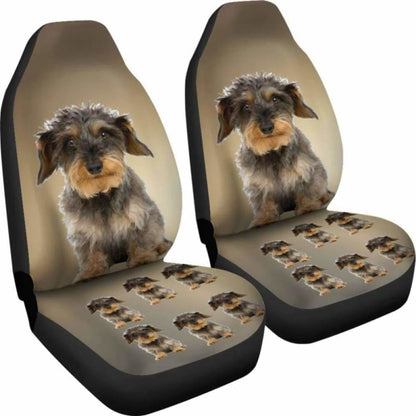 Wire Haired Dachshund Car Seat Cover