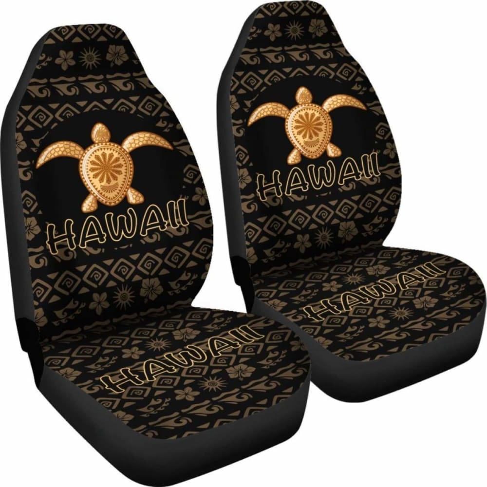 Hawaii Turtle Golden Car Seat Cover - New Awesome