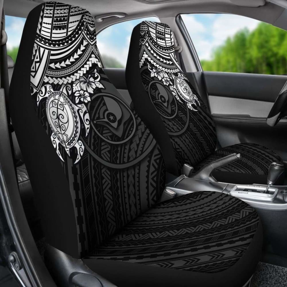 Yap Polynesian Car Seat Covers - White Turtle - Amazing
