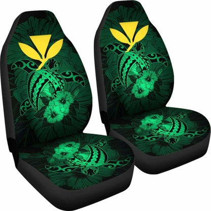 Hawaii Hibiscus Car Seat Cover - Harold Turtle - Pastel Green - New
