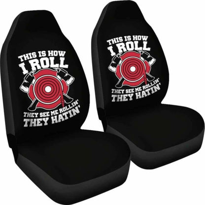 This Is How I Roll Firefighter Car Seat Covers