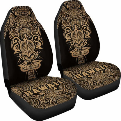Hawaii Turtle Polynesian Car Seat Cover - Gold - Armor Style - New