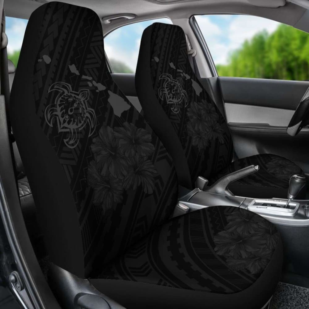 Hawaii Sea Turtle Is Swimming Toward Car Seat Covers Grey - New -
