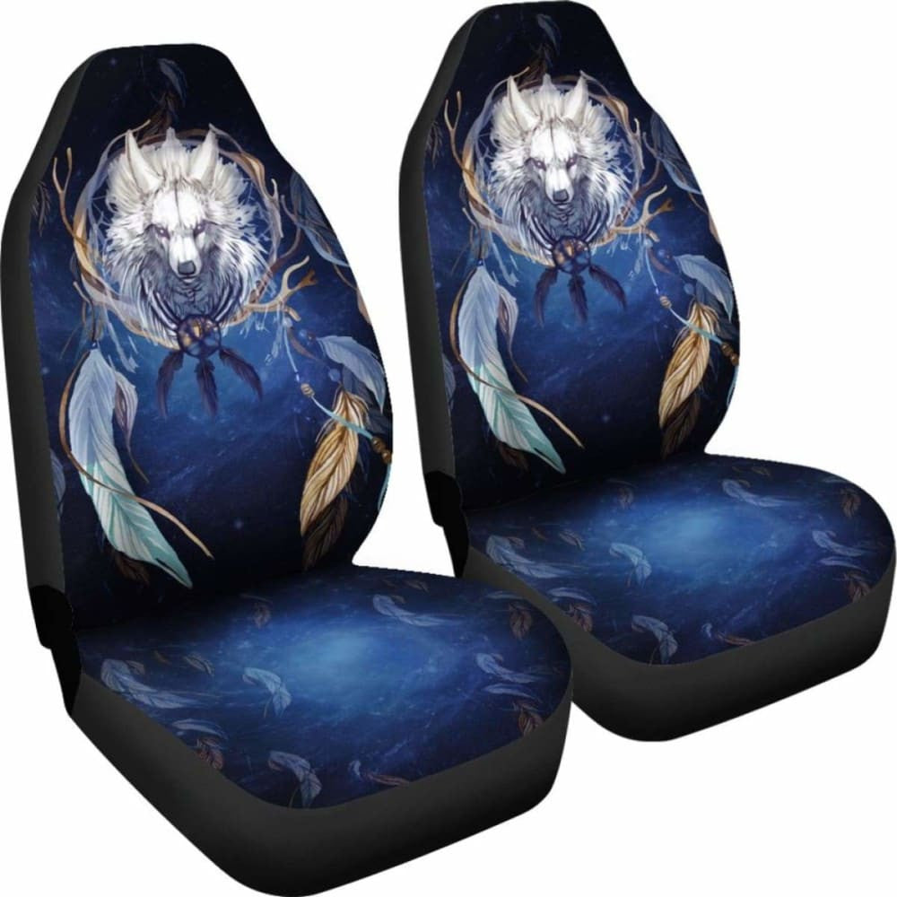 Wolf Dreamcatcher Car Seat Cover