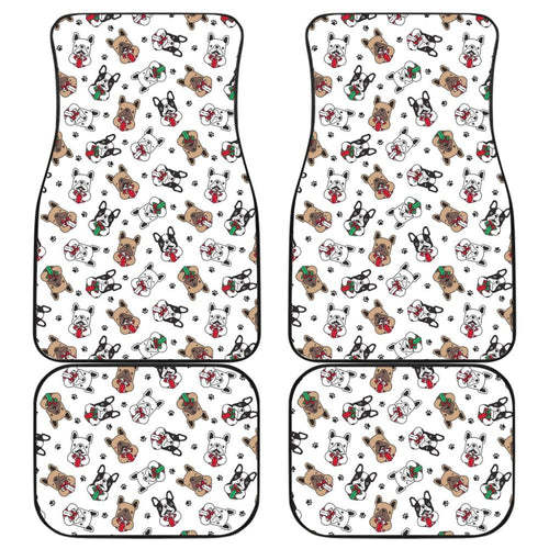 Lovely Cute French Bulldog Print Automotive Accessories Car Floor Mats