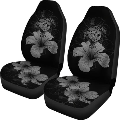 Hawaii Hibiscus Car Seat Cover - Turtle Map - Gray - New