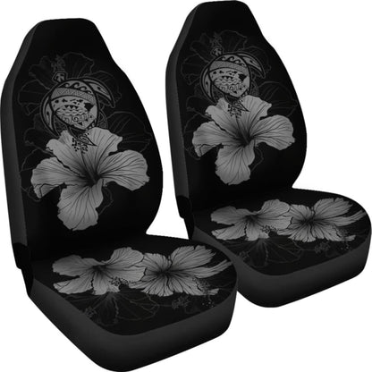Hawaii Hibiscus Car Seat Cover - Turtle Map - Gray - New