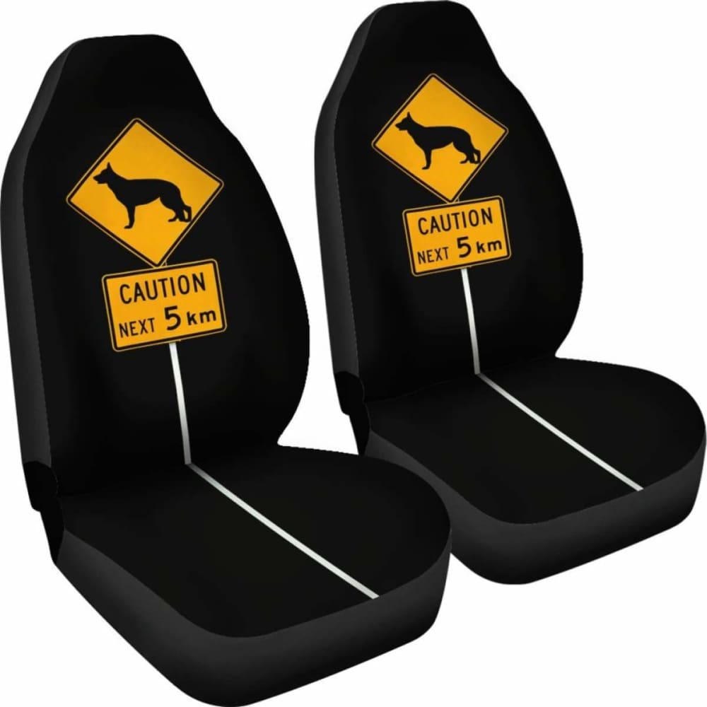 German Shepherd Signs Car Seat Covers