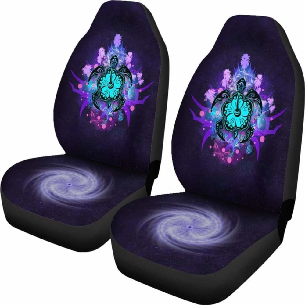 Turtle And Hibiscus Car Seat Covers  - New