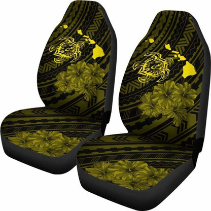 Hawaii Sea Turtle Is Swimming Toward Car Seat Covers Yellow - New -