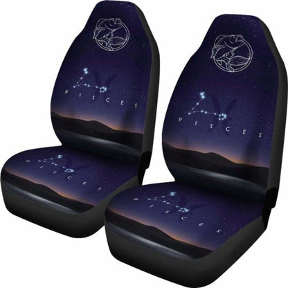 Zodiac Pisces Nite Seat Cover