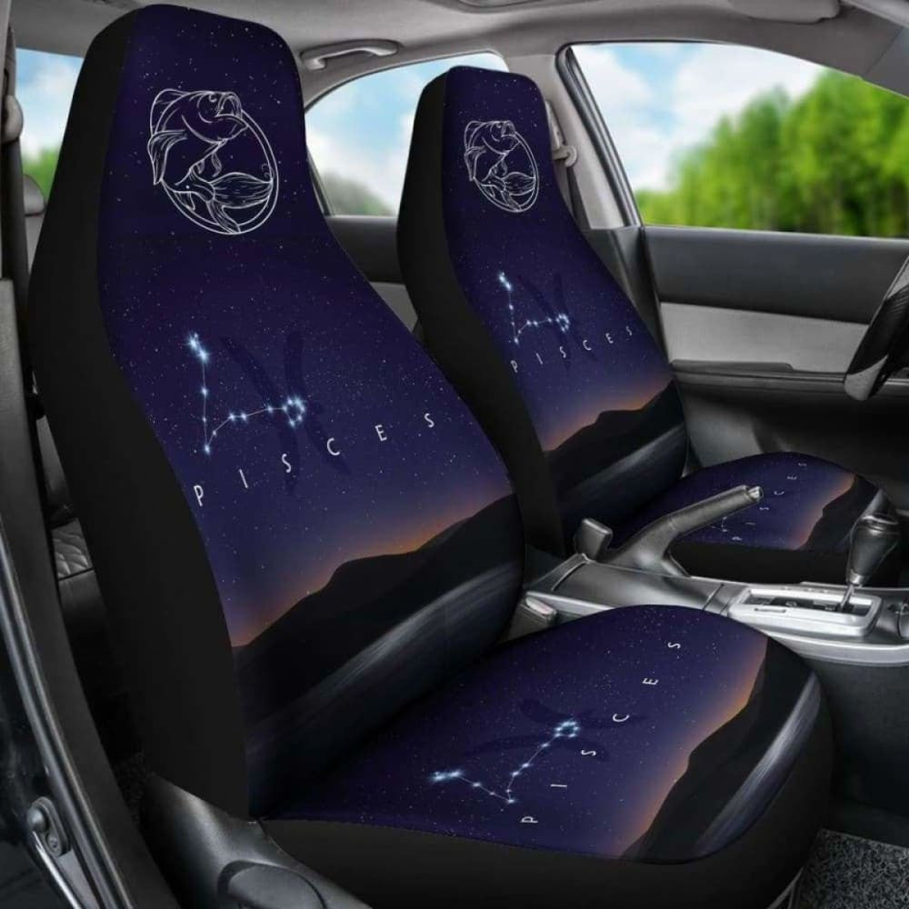 Zodiac Pisces Nite Seat Cover