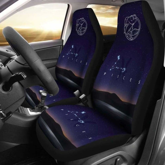 Zodiac Pisces Nite Seat Cover
