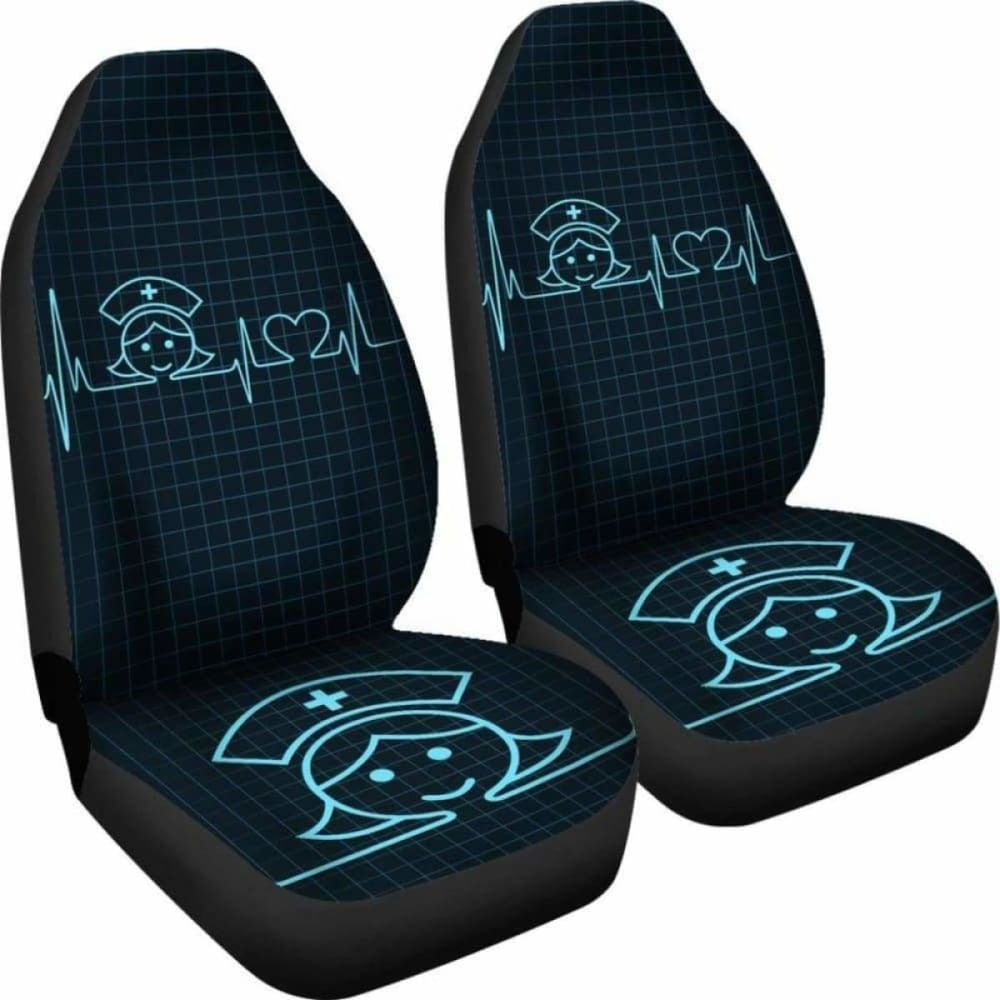 Nurse Heart Beat Car Seat Cover