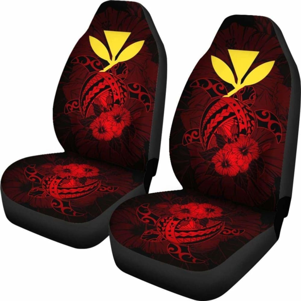 Hawaii Hibiscus Car Seat Cover - Harold Turtle - Red - New