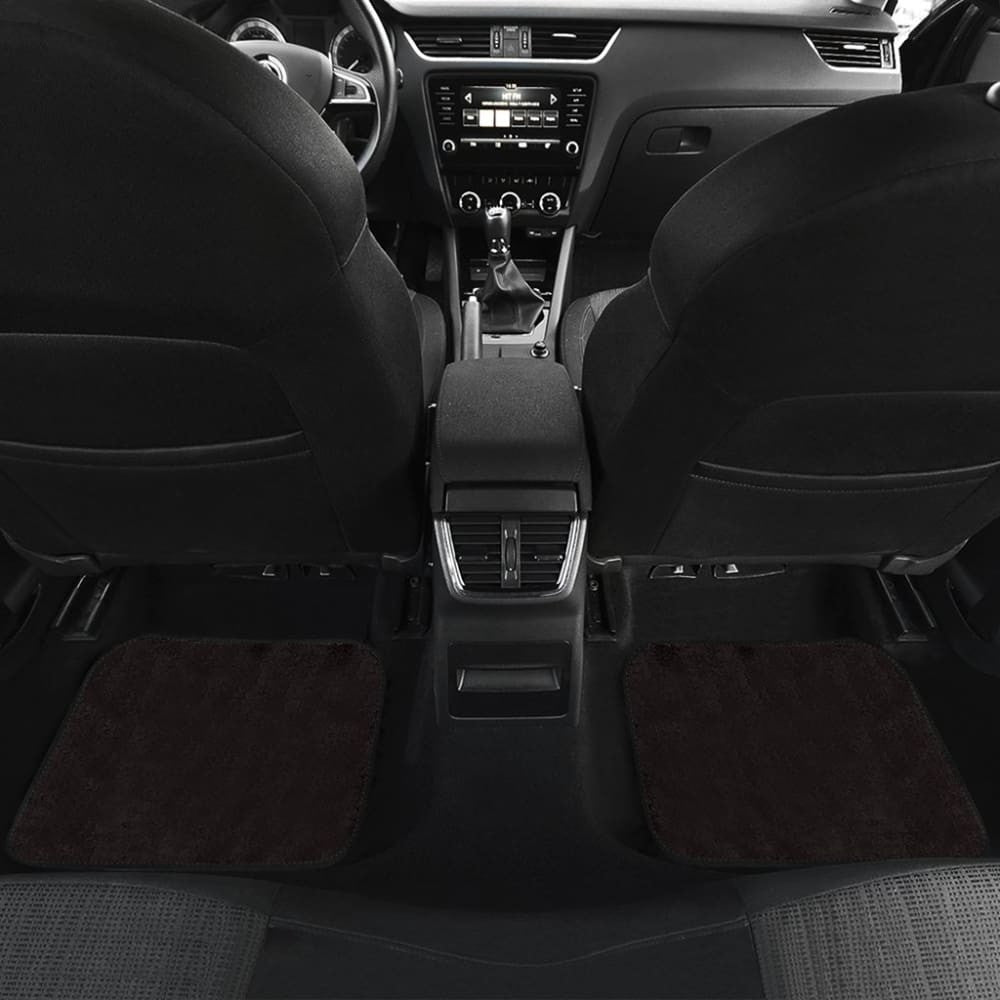 Terrified Flame Skull Car Floor Mats