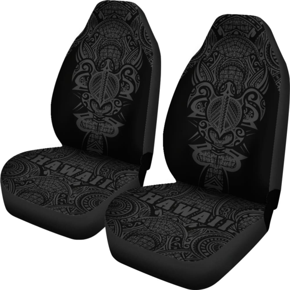 Hawaii Turtle Polynesian Car Seat Cover - Gray - Armor Style - New
