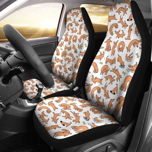 Dachshund Shades Patterns Car Seat Covers