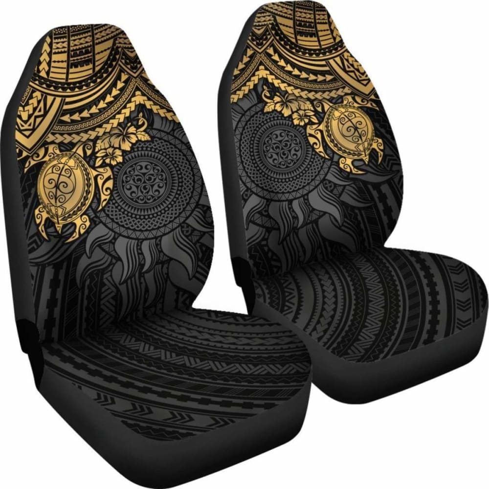Polynesian Car Seat Covers - Polynesian Golden Turtle - Amazing