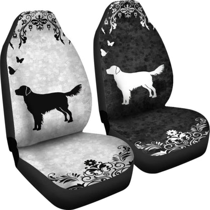 Flat-Coated Retriever Car Seat Covers