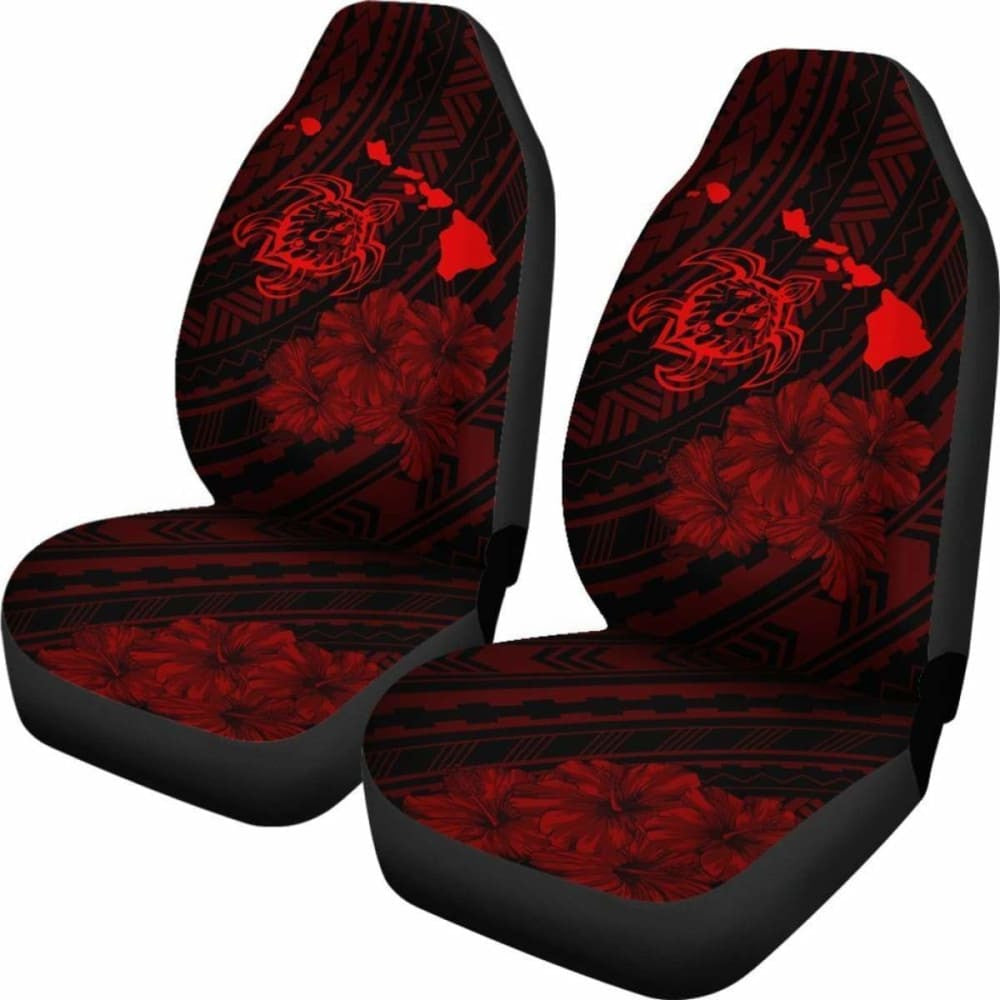 Hawaii Sea Turtle Is Swimming Toward Car Seat Covers Red - New -