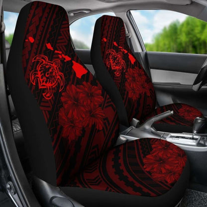 Hawaii Sea Turtle Is Swimming Toward Car Seat Covers Red - New -