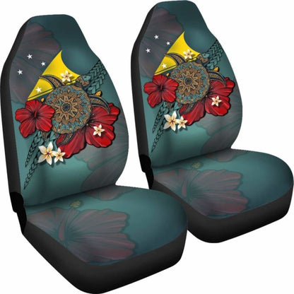 Tokelau Car Seat Covers Blue Turtle Tribal Amazing