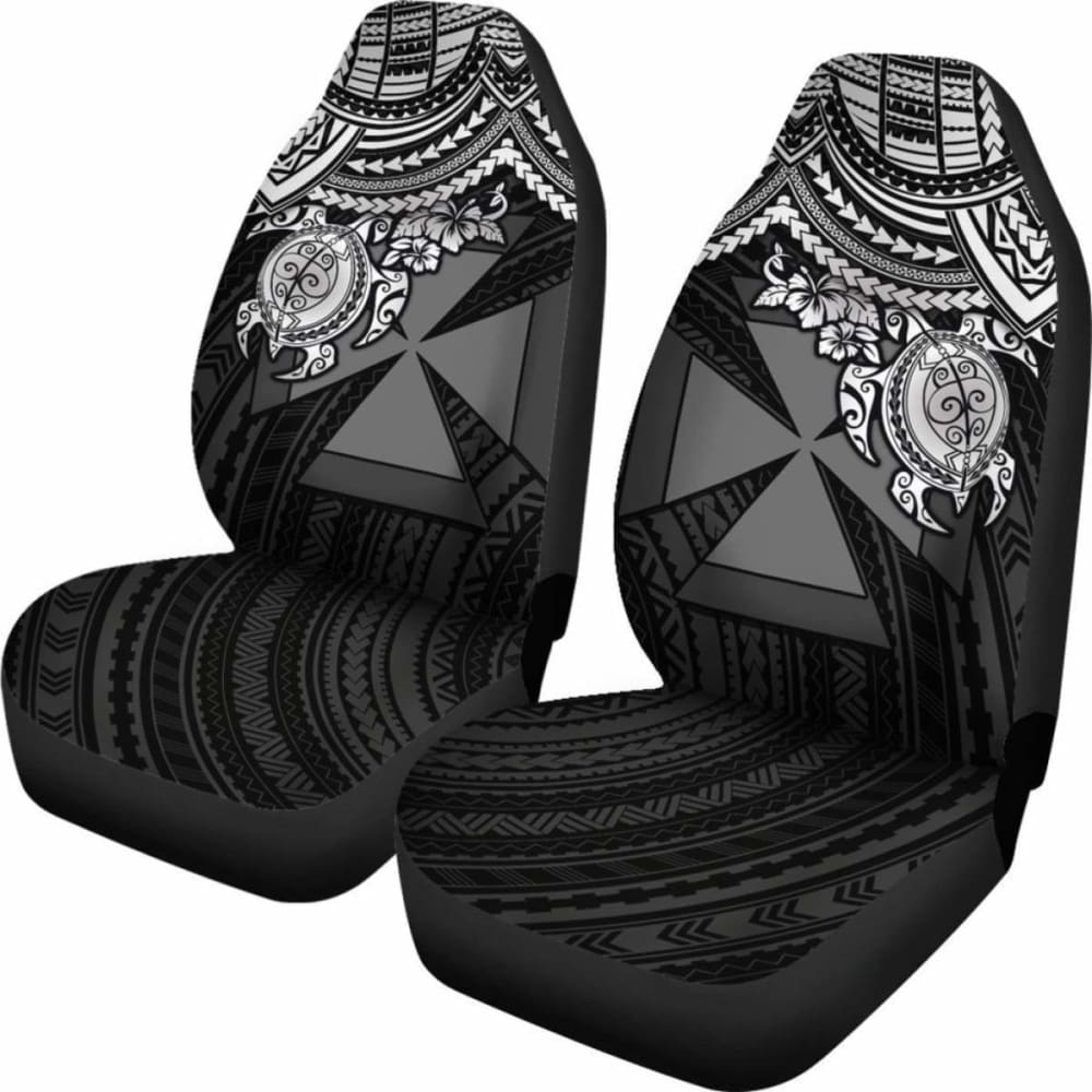 Wallis And Futuna Polynesian Car Seat Covers - White Turtle - Amazing