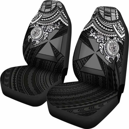 Wallis And Futuna Polynesian Car Seat Covers - White Turtle - Amazing