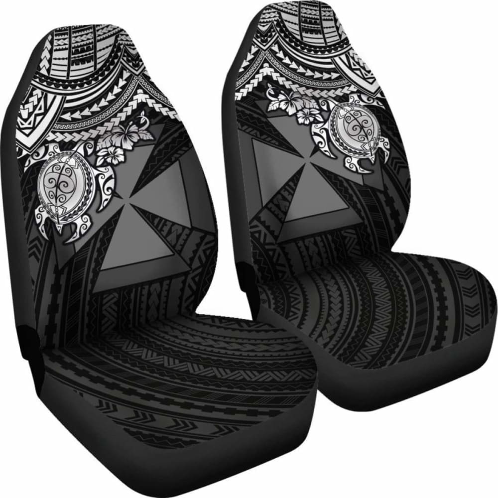 Wallis And Futuna Polynesian Car Seat Covers - White Turtle - Amazing