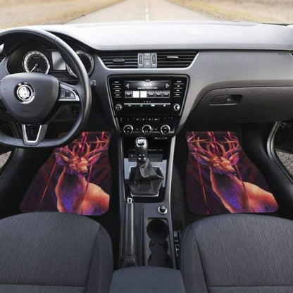 Deer Art Design Car Floor Mats  Animals Fantasy