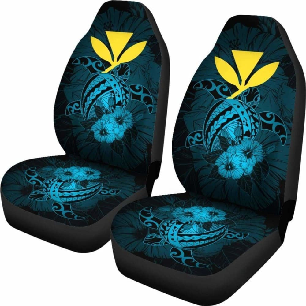 Hawaii Hibiscus Car Seat Cover - Harold Turtle - Traffic Blue - New