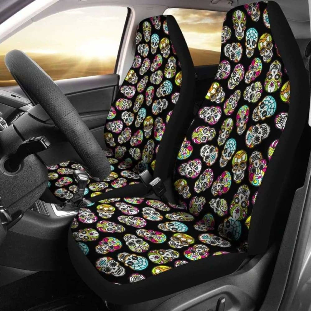 Sugar Skull Car-Suv Seat Cover