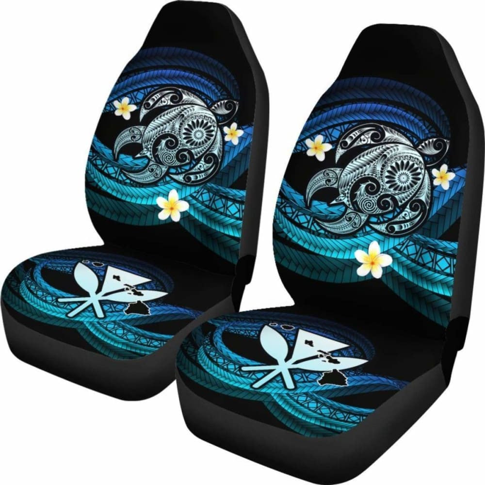 Hawaii Turtle Plumeria Polynesian Car Seat Cover - Mela Style - New - Awesome