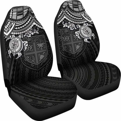 Fiji Polynesian Car Seat Covers White Turtle Amazing